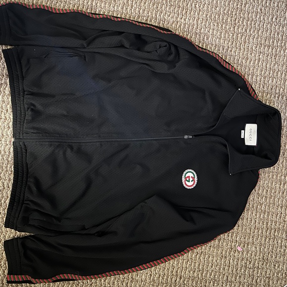 Gucci Airtex Rope Taped GG Logo Track Jacket